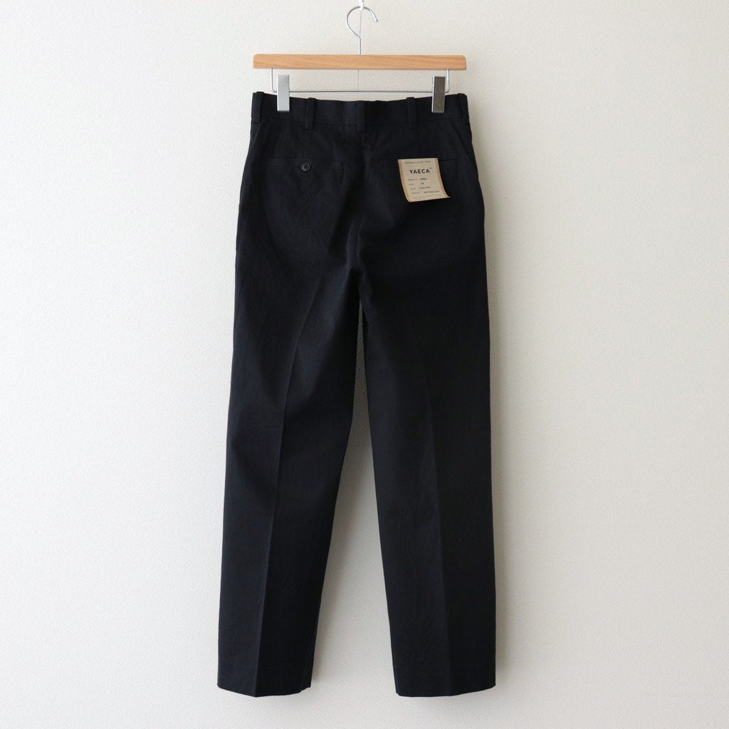 CHINO CLOTH PANTS CREASED SLIM #NAVY [62652]