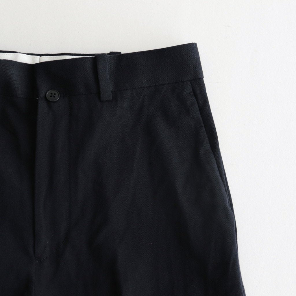 CHINO CLOTH PANTS CREASED SLIM #NAVY [62652]