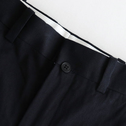 CHINO CLOTH PANTS CREASED SLIM #NAVY [62652]