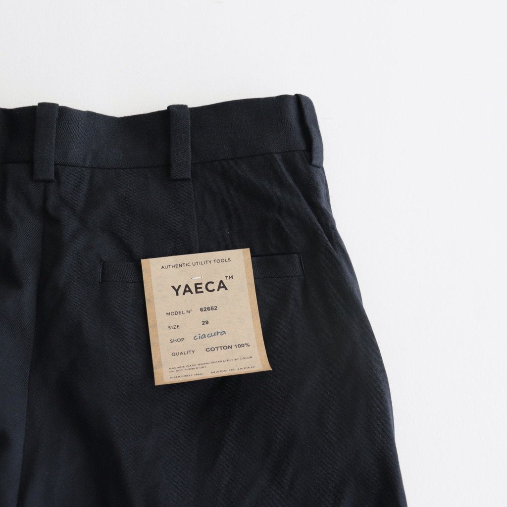 CHINO CLOTH PANTS CREASED SLIM #NAVY [62652]