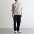 CHINO CLOTH PANTS CREASED SLIM #NAVY [62652]