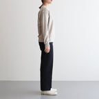 CHINO CLOTH PANTS CREASED SLIM #NAVY [62652]