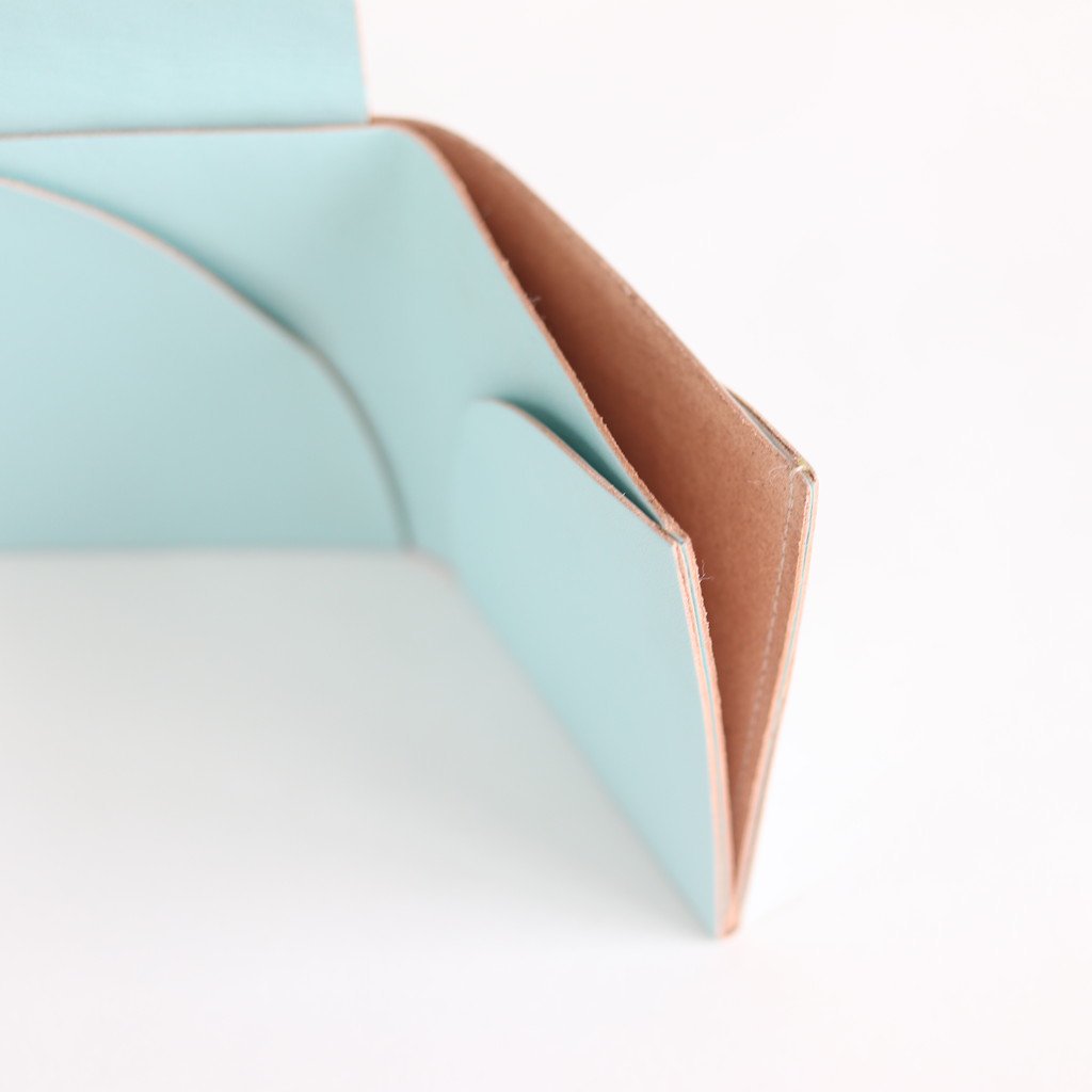 FOLD SHORT WALLET #PALE BLUE [ACC-F06]