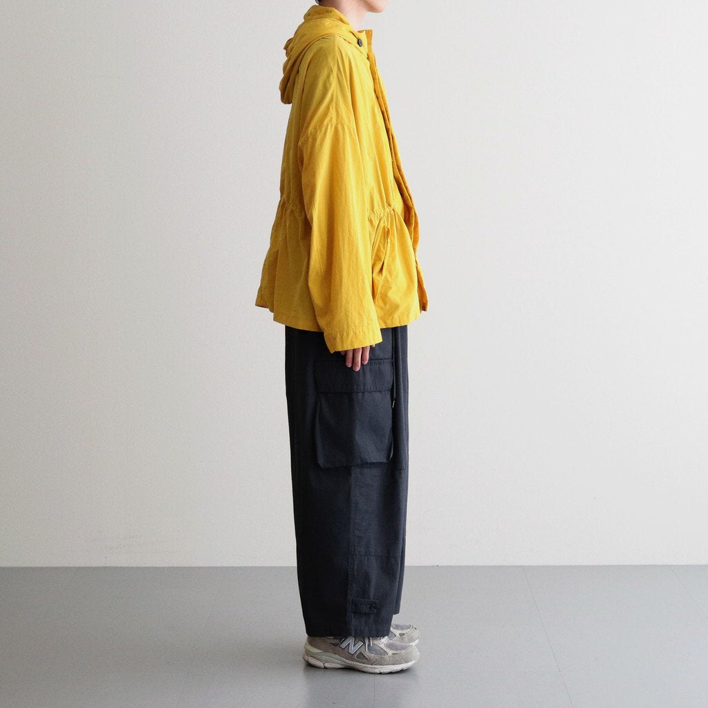 FASTPT |  ハイツイストTCギャバジン ワイドミリタリーパンツ #91 MELANGE DARK GREY [TG_FR0802PF]