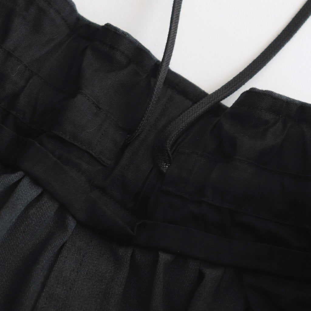 FASTPT |  ハイツイストTCギャバジン ワイドミリタリーパンツ #91 MELANGE DARK GREY [TG_FR0802PF]