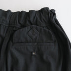 FASTPT |  ハイツイストTCギャバジン ワイドミリタリーパンツ #91 MELANGE DARK GREY [TG_FR0802PF]