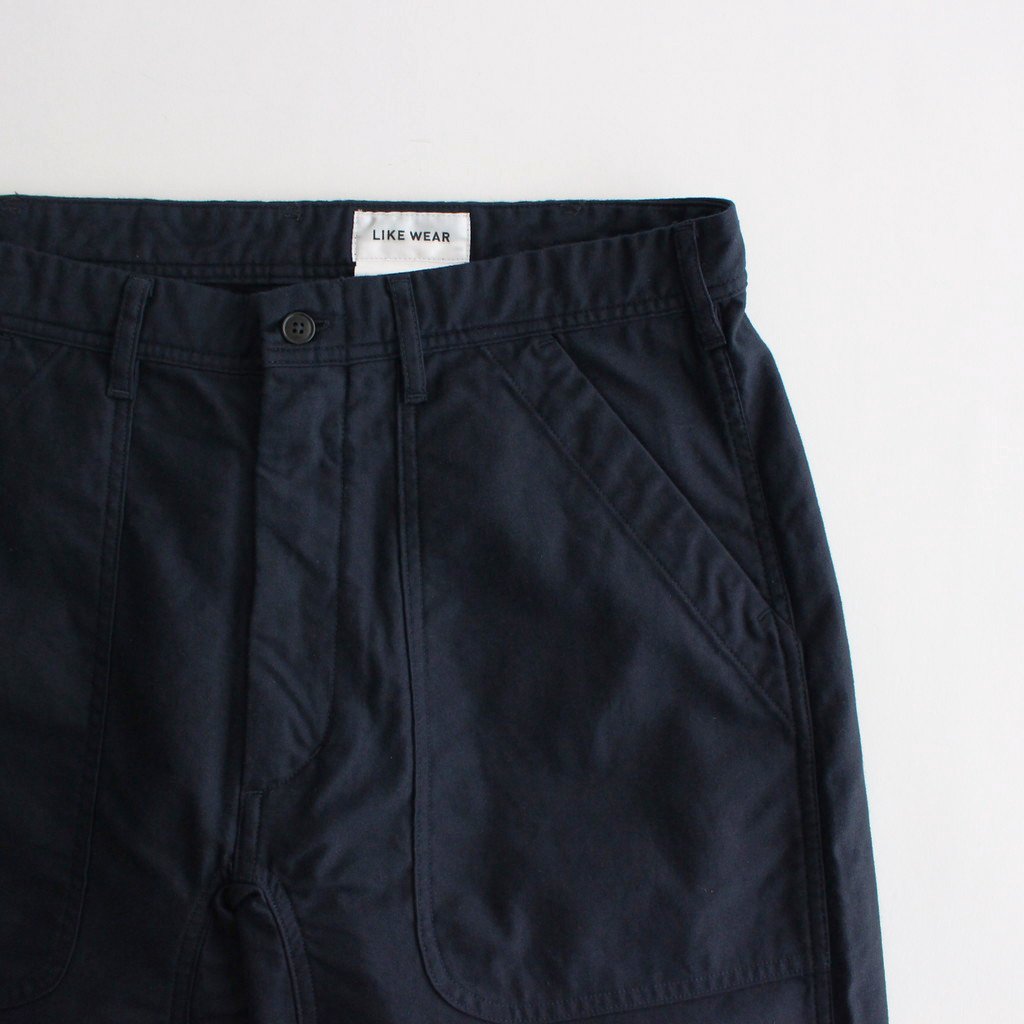 US NAVY PANTS #NAVY SATIN [22651]