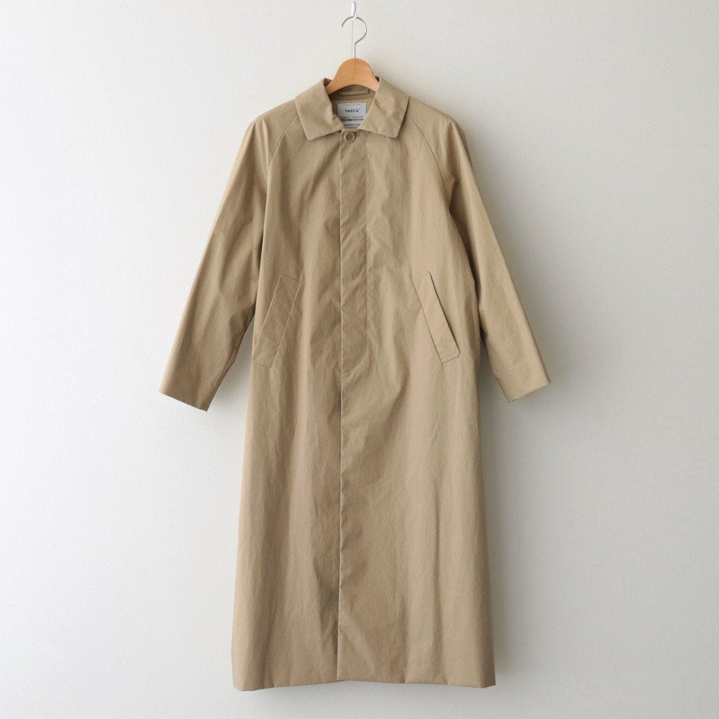SOUTIEN COLLAR COAT LONG #KHAKI [62555]