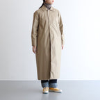 SOUTIEN COLLAR COAT LONG #KHAKI [62555]