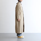 SOUTIEN COLLAR COAT LONG #KHAKI [62555]