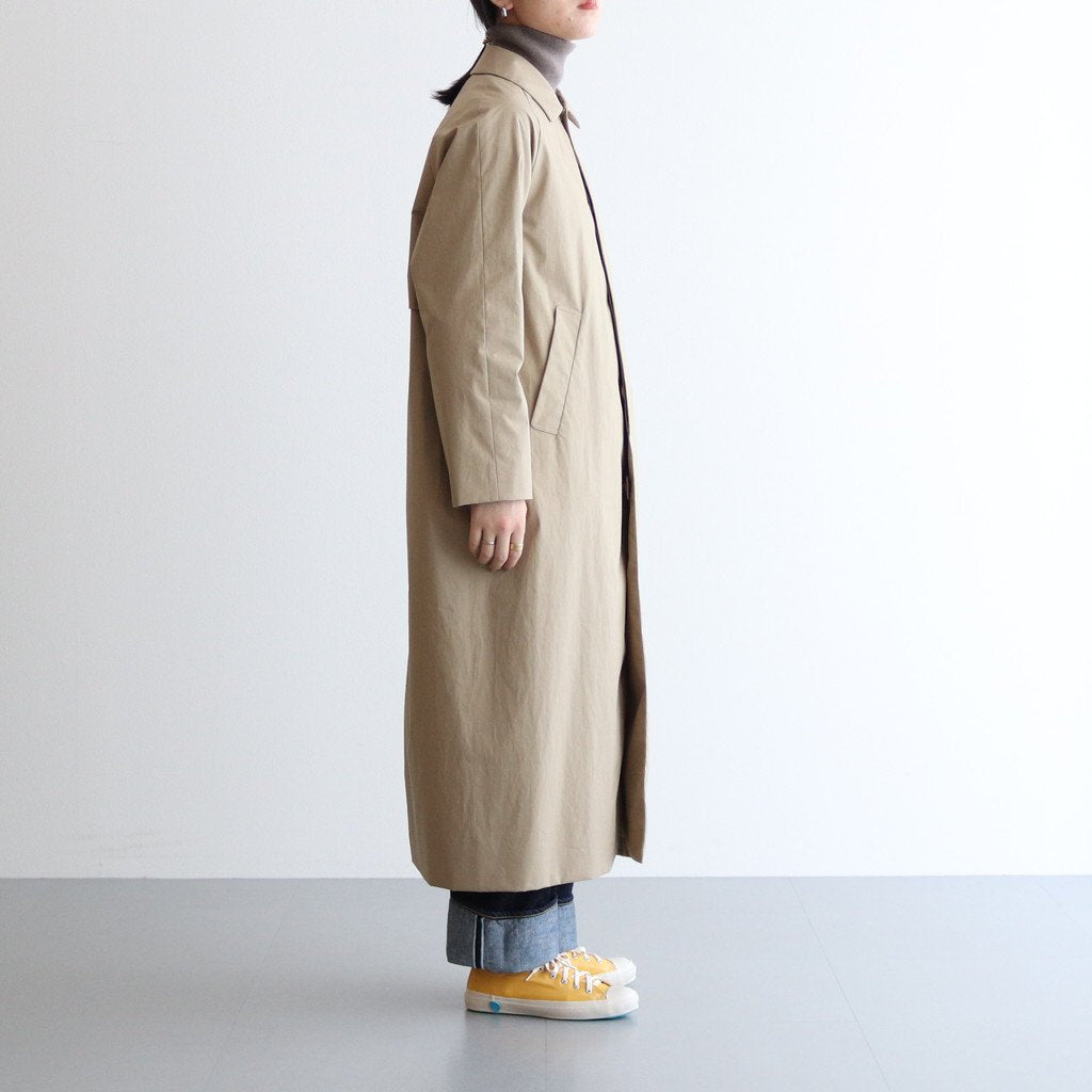 SOUTIEN COLLAR COAT LONG #KHAKI [62555]