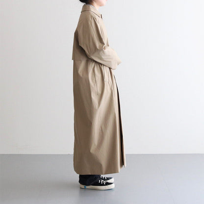 SOUTIEN COLLAR COAT LONG #KHAKI [62555]