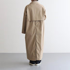 SOUTIEN COLLAR COAT LONG #KHAKI [62555]