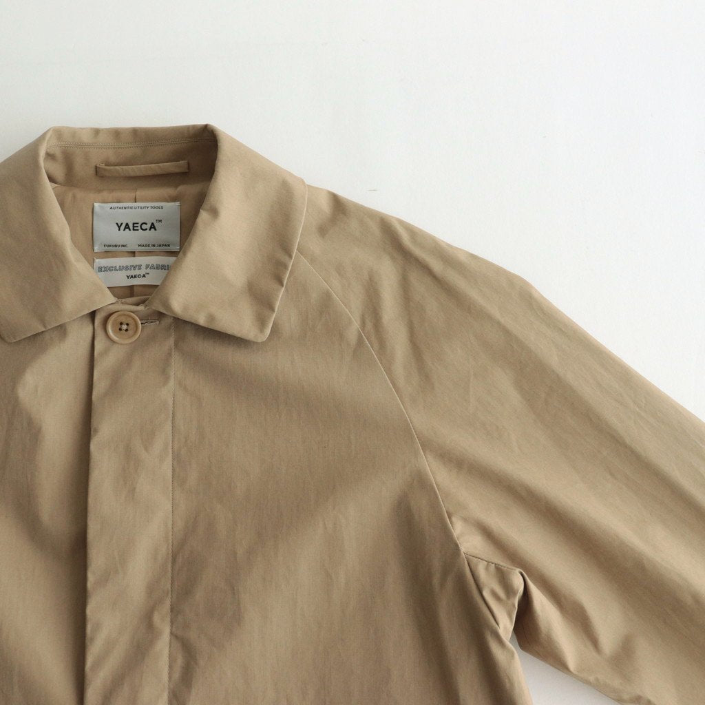 SOUTIEN COLLAR COAT LONG #KHAKI [62555] _ YAECA | ヤエカ – ciacura