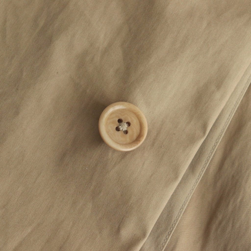 SOUTIEN COLLAR COAT LONG #KHAKI [62555]