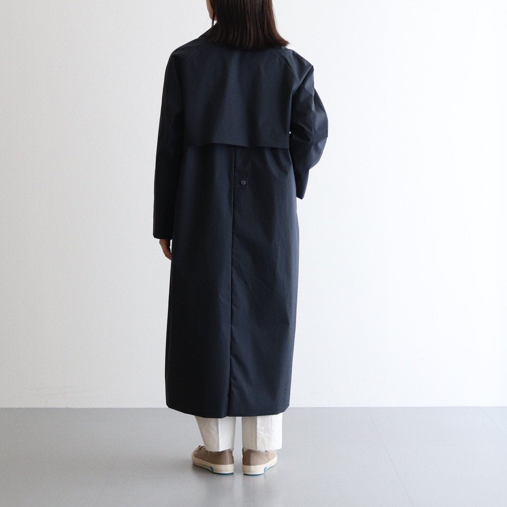 SOUTIEN COLLAR COAT LONG #NAVY [62555] _ YAECA | ヤエカ – ciacura