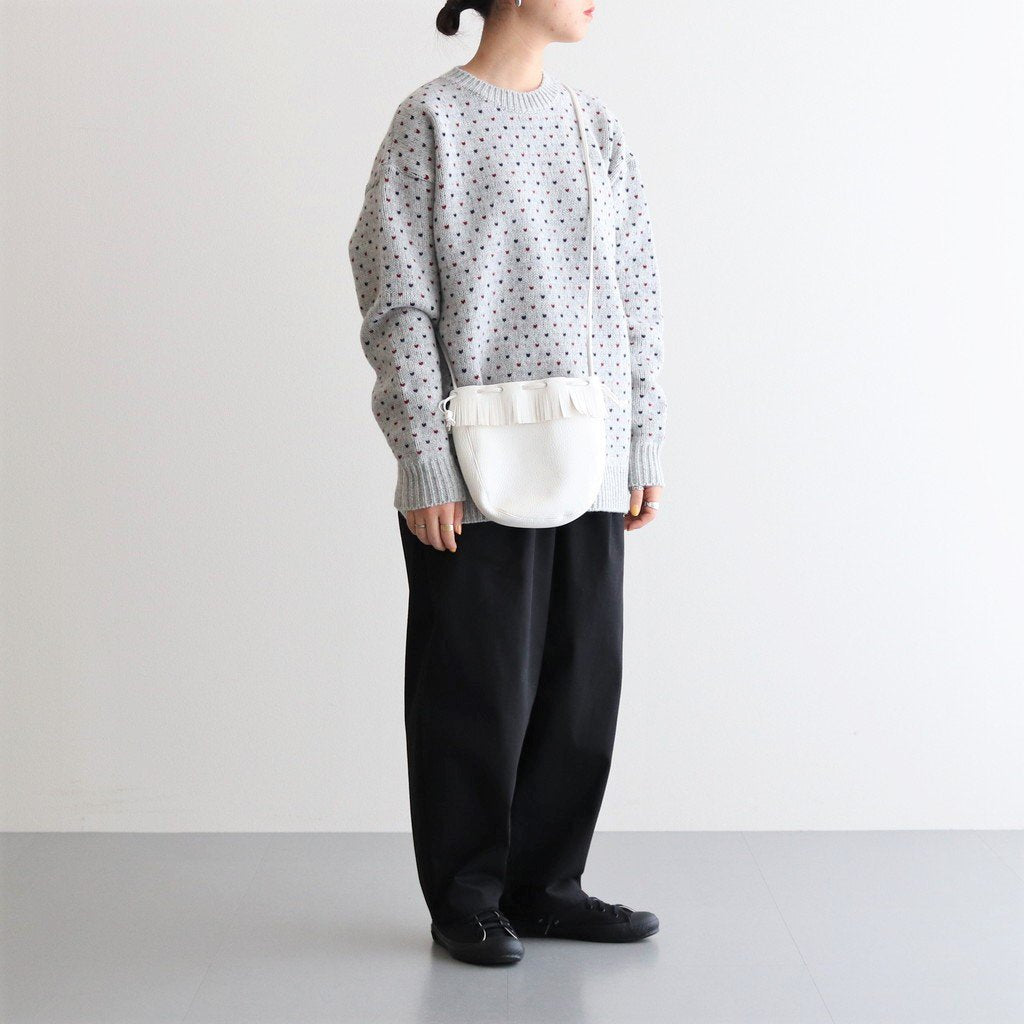 FRINGE SHOULDER POUCH：S #WHITE [DA67] _ Aeta | アエタ – ciacura