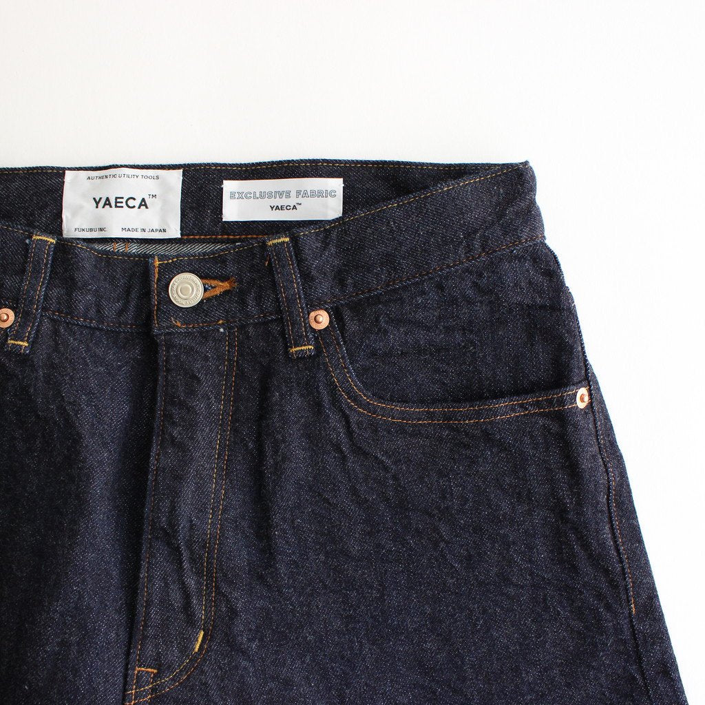 DENIM PANTS WIDE STRAIGHT #INDIGO [11-13W]