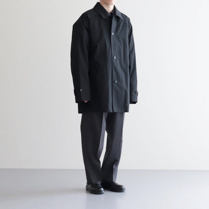 OVERSIZED BALMACAAN HALF COAT #BLACK [ST.490-1]