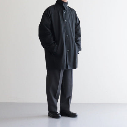 OVERSIZED BALMACAAN HALF COAT #BLACK [ST.490-1]