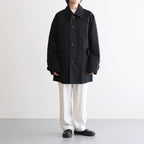 OVERSIZED BALMACAAN HALF COAT #BLACK [ST.490-1]