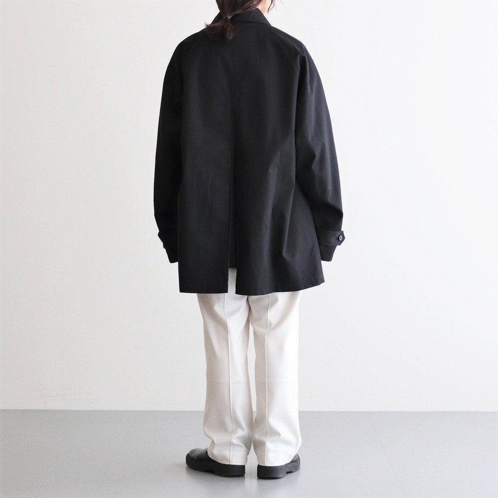 OVERSIZED BALMACAAN HALF COAT #BLACK [ST.490-1]