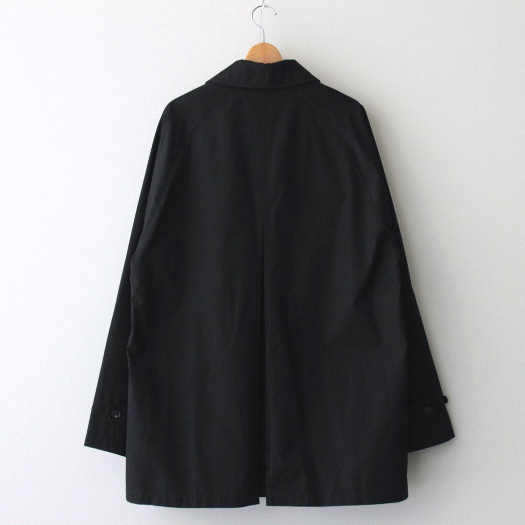 OVERSIZED BALMACAAN HALF COAT #BLACK [ST.490-1]