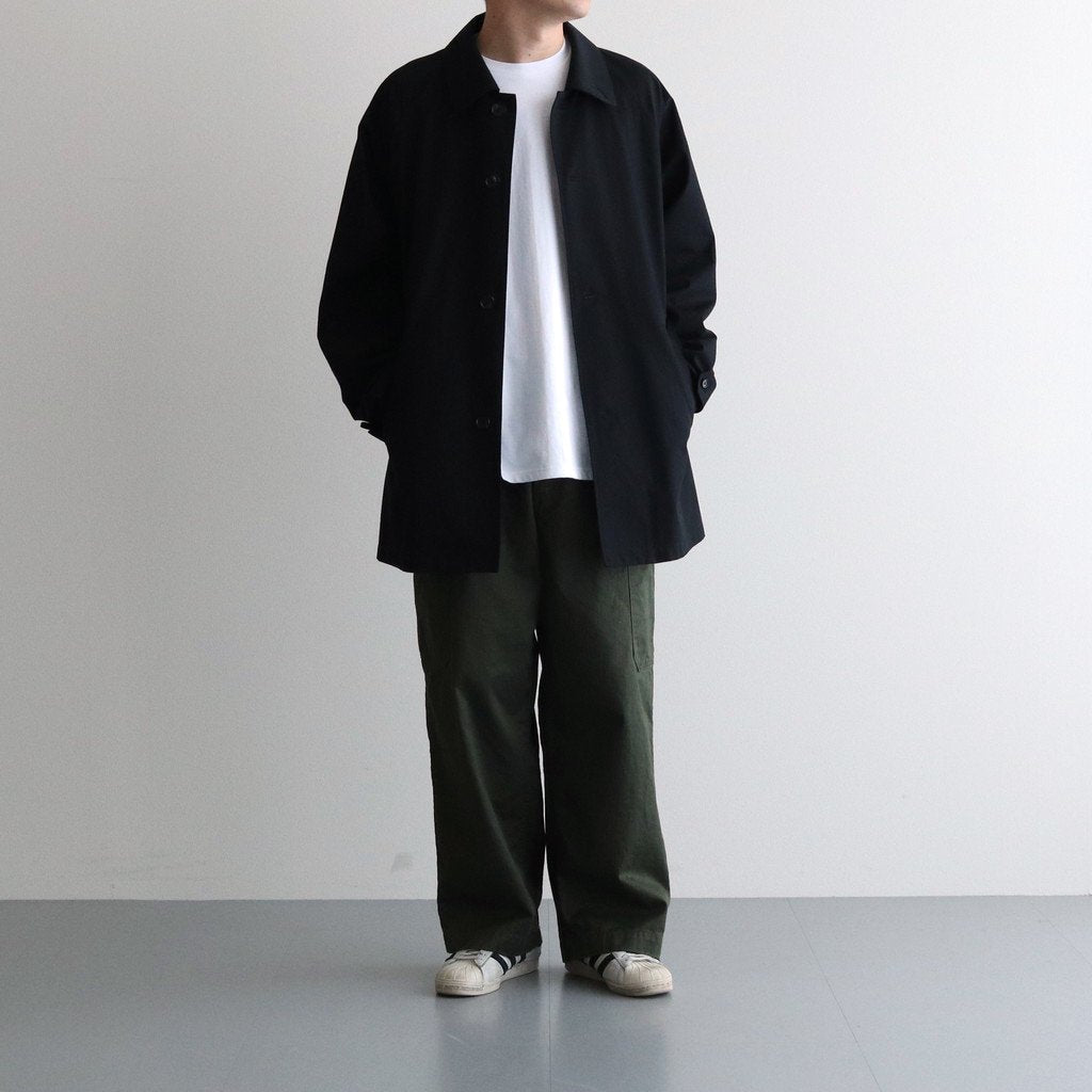 OVERSIZED BALMACAAN HALF COAT #BLACK [ST.490-1]