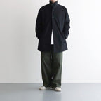 OVERSIZED BALMACAAN HALF COAT #BLACK [ST.490-1]