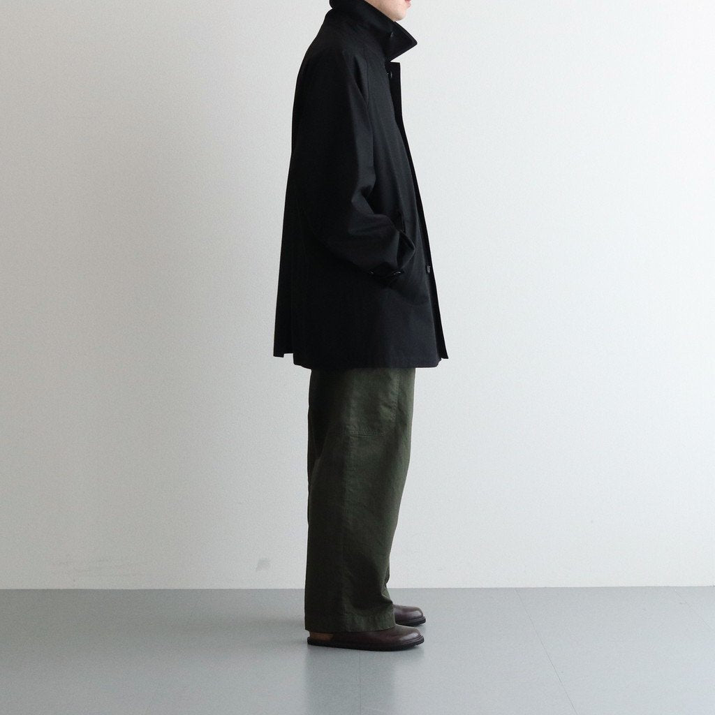 OVERSIZED BALMACAAN HALF COAT #BLACK [ST.490-1]