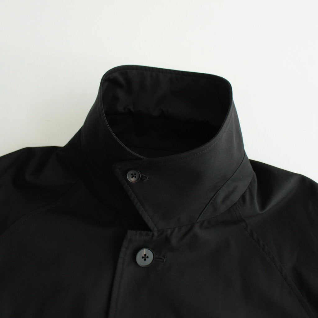 OVERSIZED BALMACAAN HALF COAT #BLACK [ST.490-1]