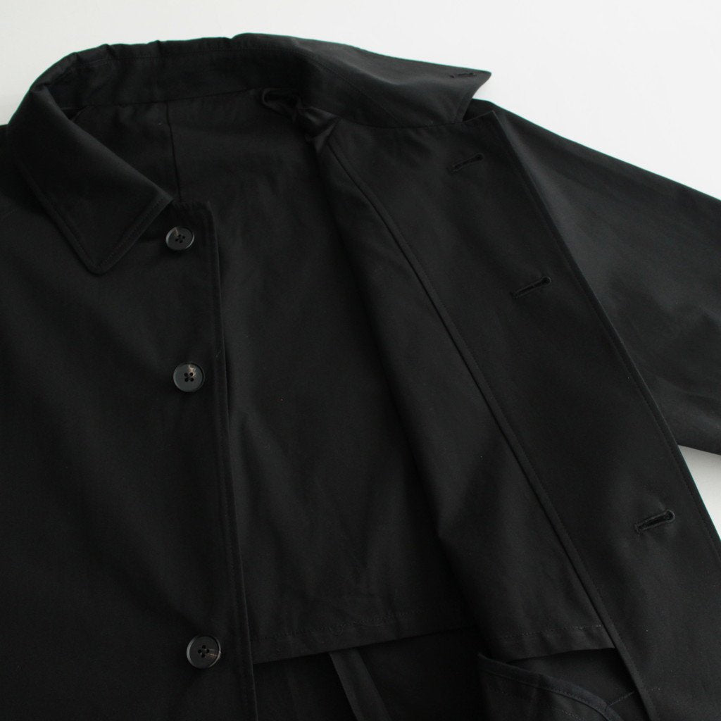 OVERSIZED BALMACAAN HALF COAT #BLACK [ST.490-1]