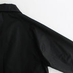 OVERSIZED BALMACAAN HALF COAT #BLACK [ST.490-1]