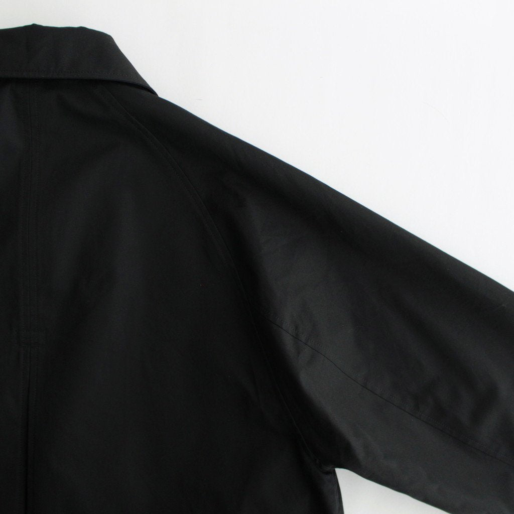 OVERSIZED BALMACAAN HALF COAT #BLACK [ST.490-1]