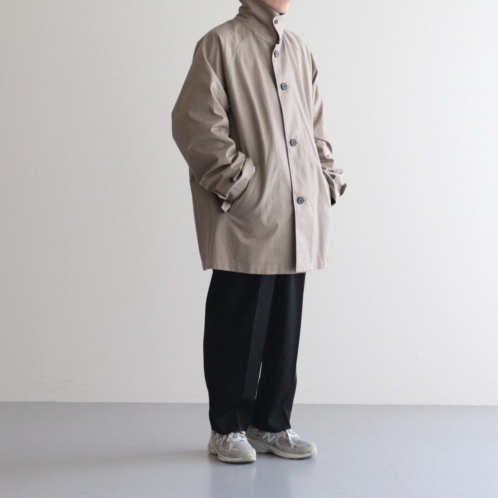 OVERSIZED BALMACAAN HALF COAT #BEIGE [ST.490-1]