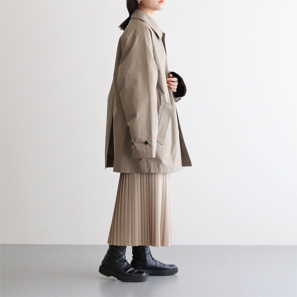 OVERSIZED BALMACAAN HALF COAT #BEIGE [ST.490-1]