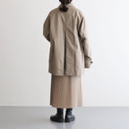 OVERSIZED BALMACAAN HALF COAT #BEIGE [ST.490-1]