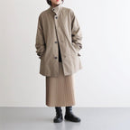 OVERSIZED BALMACAAN HALF COAT #BEIGE [ST.490-1]