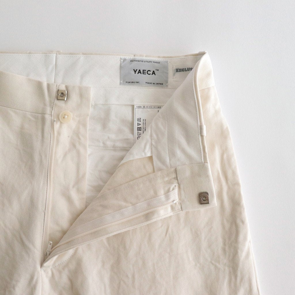 CHINO CLOTH PANTS WIDE TAPERED #LIGHT BEIGE [62653]