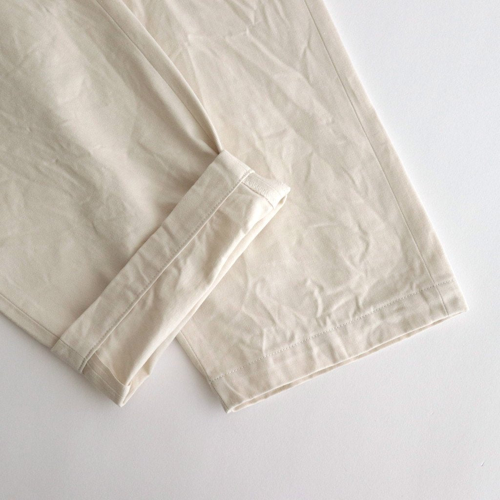 CHINO CLOTH PANTS WIDE TAPERED #LIGHT BEIGE [62653]
