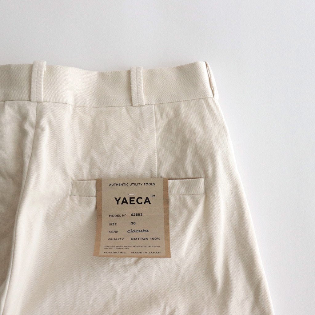 CHINO CLOTH PANTS WIDE TAPERED #LIGHT BEIGE [62653]