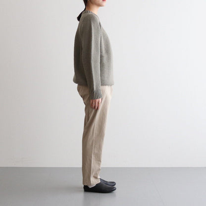 CHINO CLOTH PANTS WIDE TAPERED #KHAKI [62653]