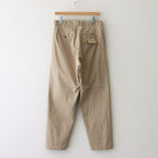 CHINO CLOTH PANTS WIDE TAPERED #KHAKI [62653]