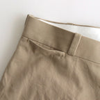 CHINO CLOTH PANTS WIDE TAPERED #KHAKI [62653]