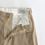 CHINO CLOTH PANTS WIDE TAPERED #KHAKI [62653]