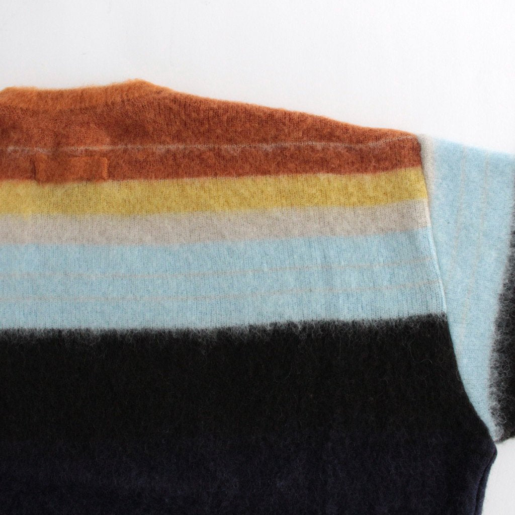 COLOR COMBINATION MOHAIR LS #MULTI STRIPES [ST.533-2]