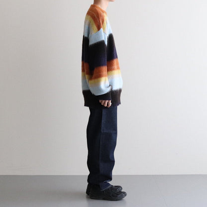 COLOR COMBINATION MOHAIR LS #MULTI STRIPES [ST.533-2]