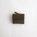 BUBBLE CALF MINI WALLET #OLIVE [L003]