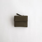 BUBBLE CALF MINI WALLET #OLIVE [L003]