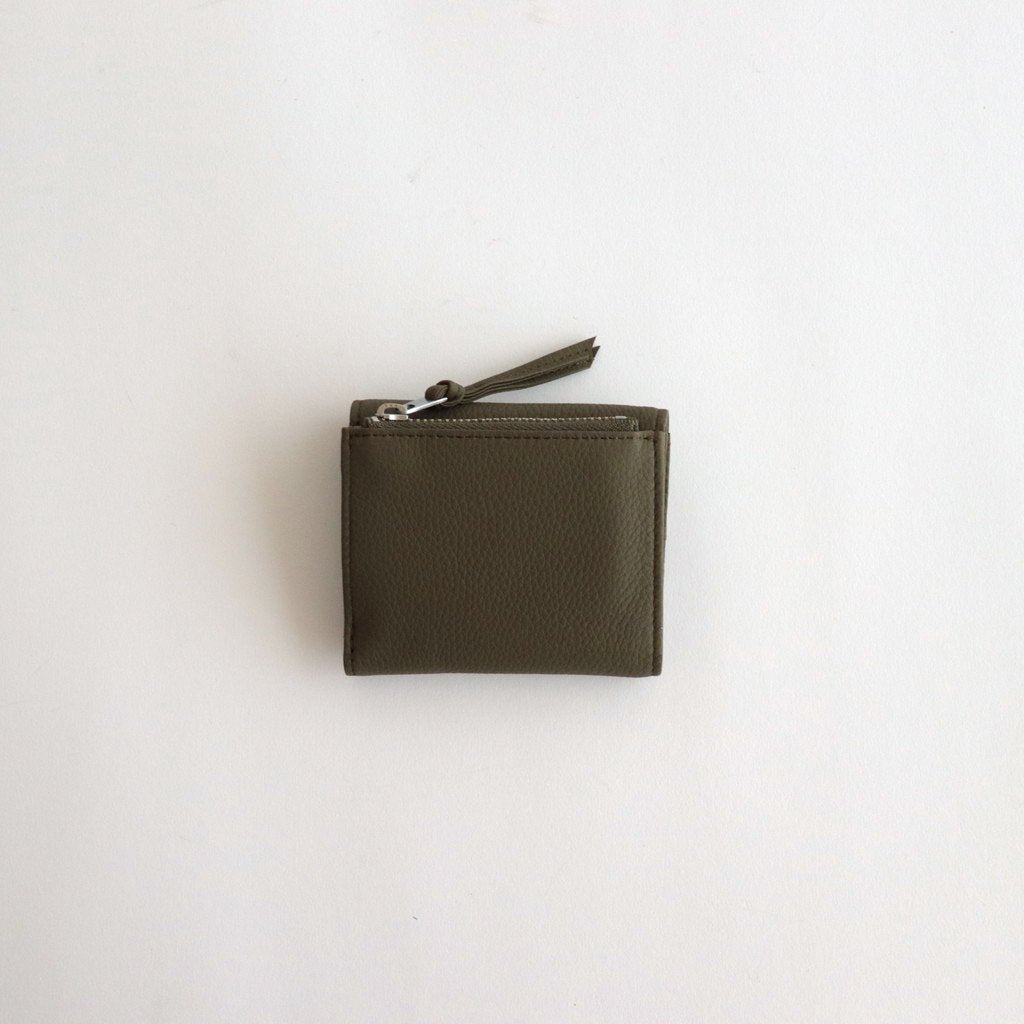 BUBBLE CALF MINI WALLET #OLIVE [L003]